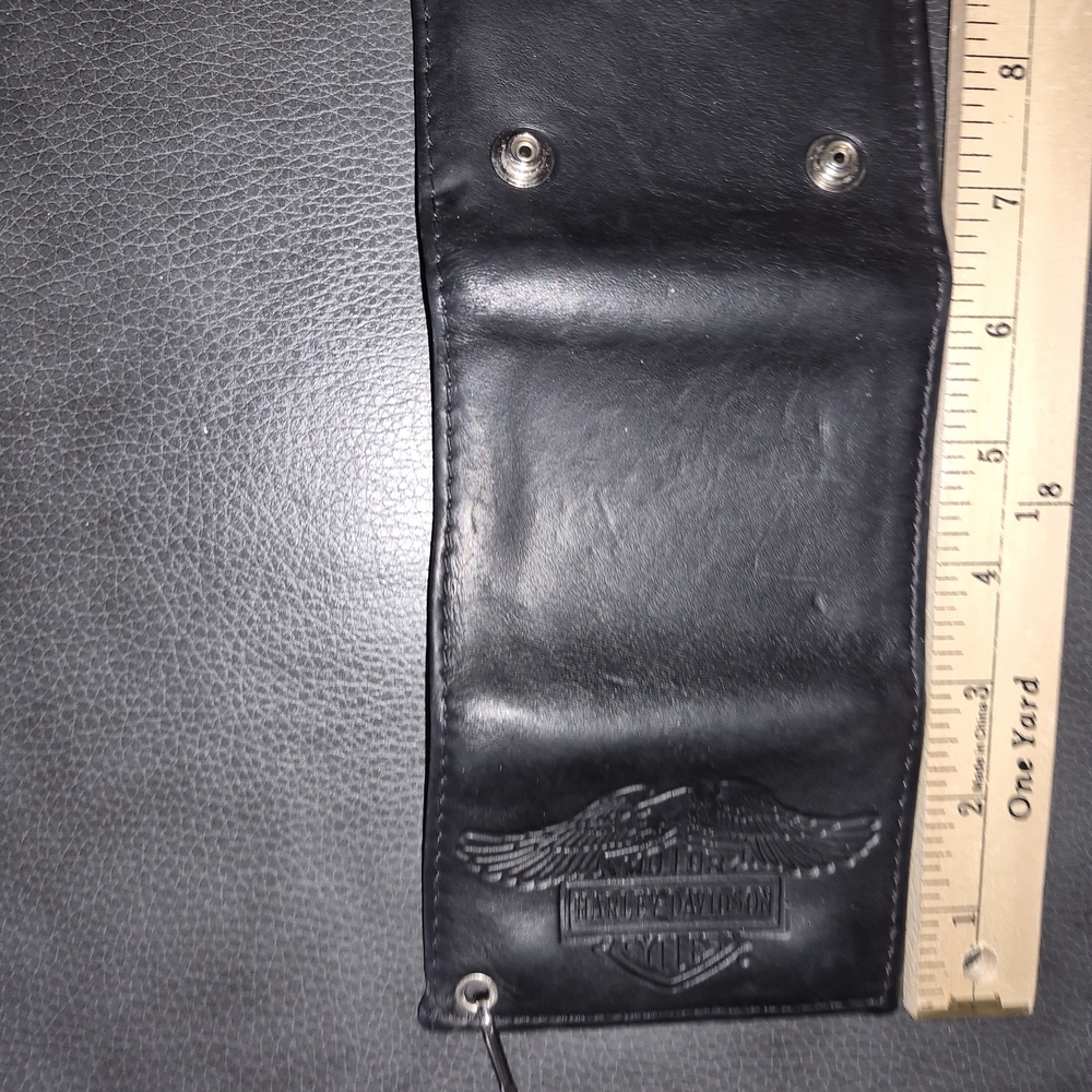 Harley-Davidson Black Leather Wallet - Picture 5 of 6